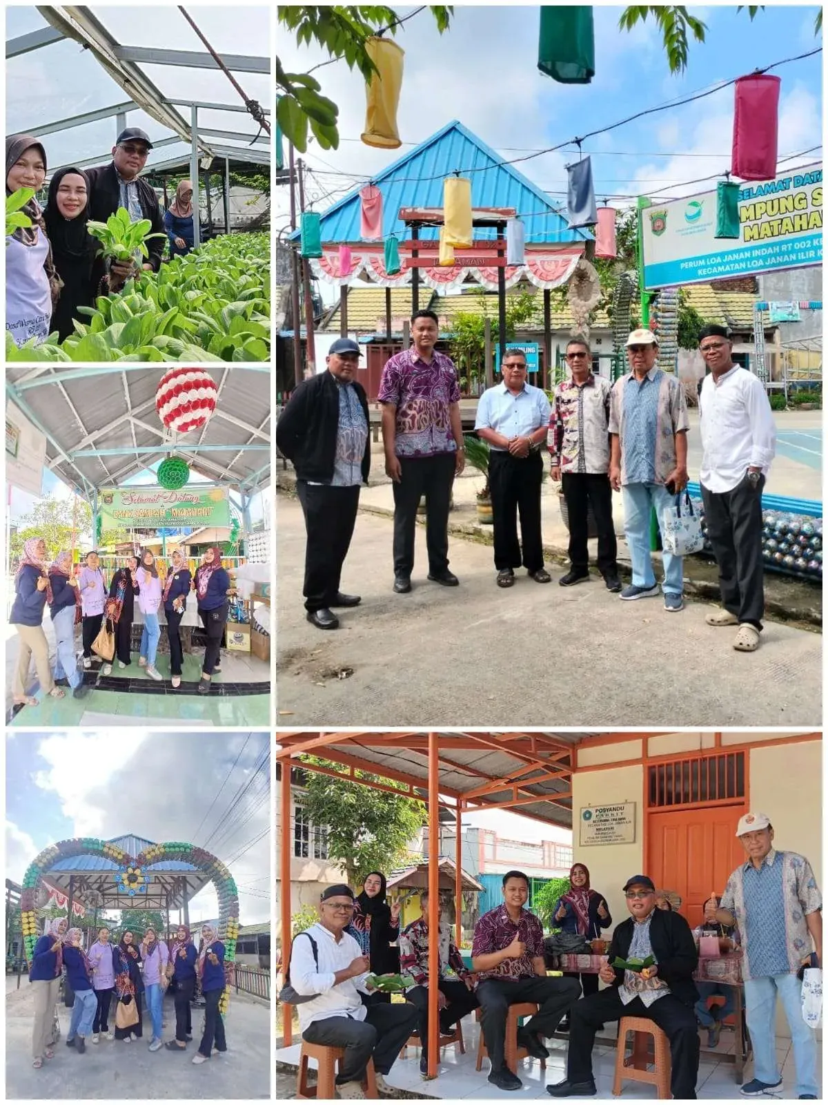 Studi Tiru ke Kampung Salai  (Sampah Bernilai) Matahari RT. 02 Kelurahan Tani Aman Kecamatan Loa Janan Ilir.