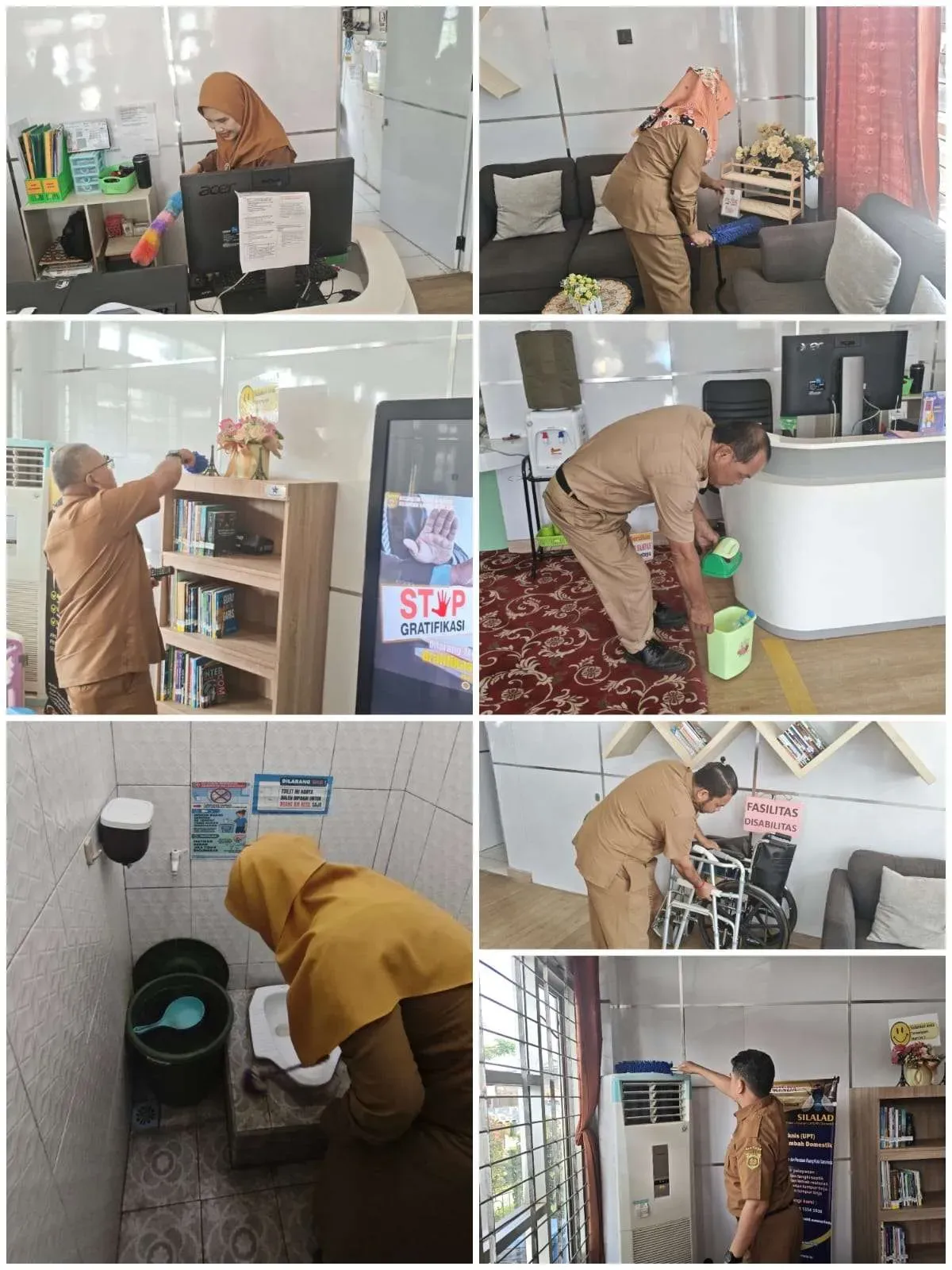 Pelaksanaan Gerakan Indonesia ASRI (Aman, Sehat, Resik, Indah) di Kelurahan Karang Asam Ilir