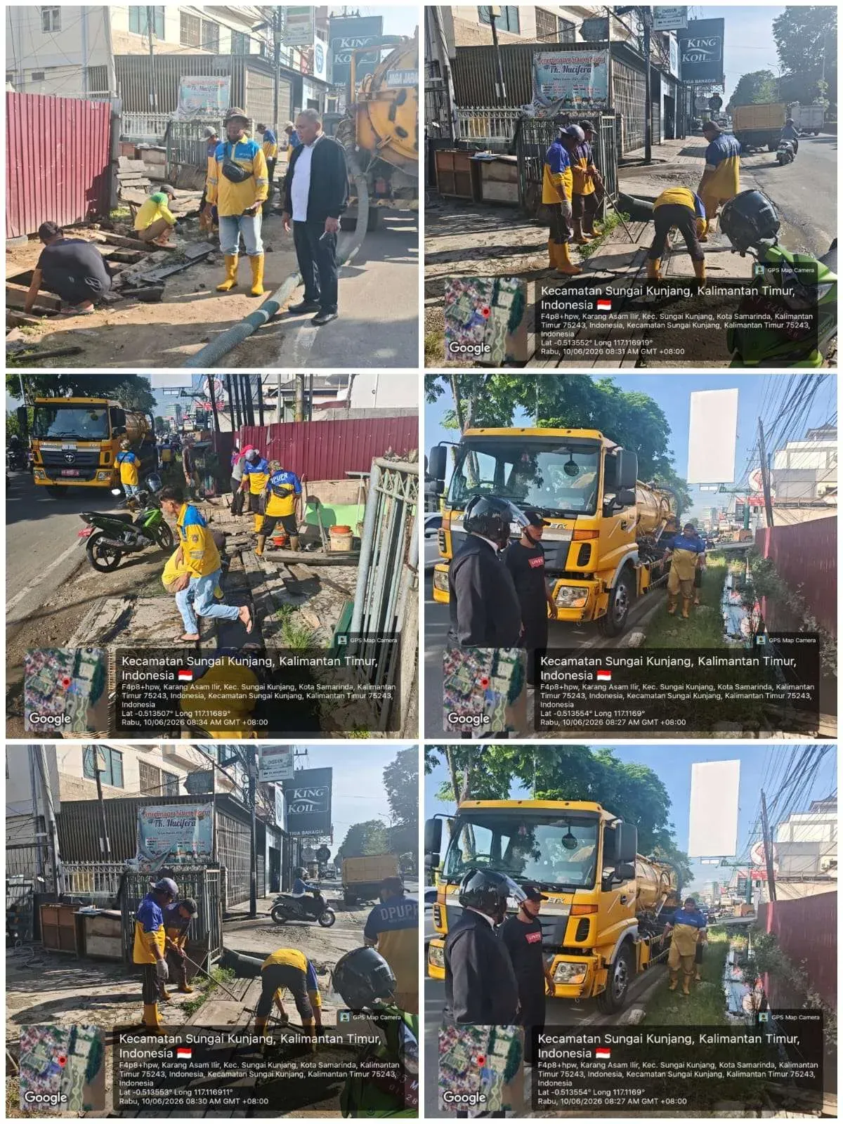 Peninjauan kegiatan normalisasi drainase di Jl. Slamet Riyadi Gg. 06
