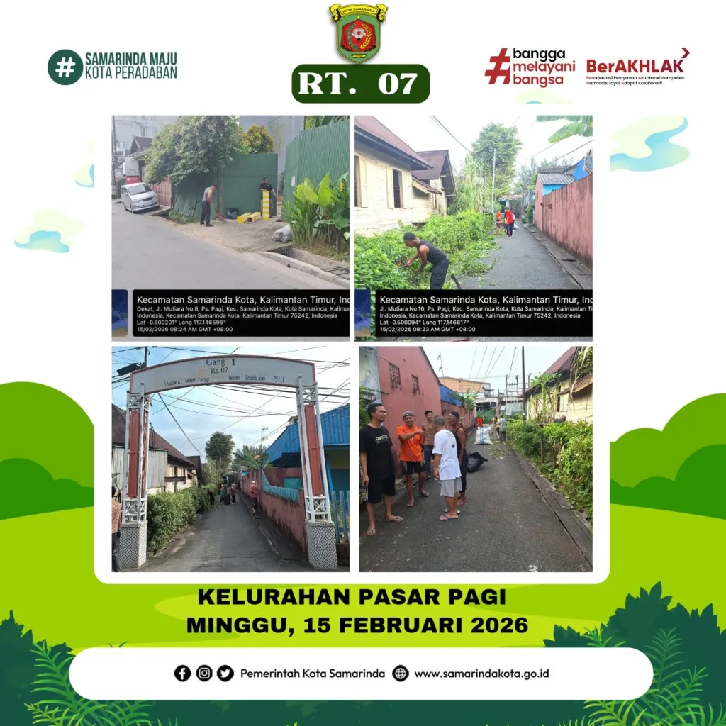 Gotong Royong di wilayah RT. 07