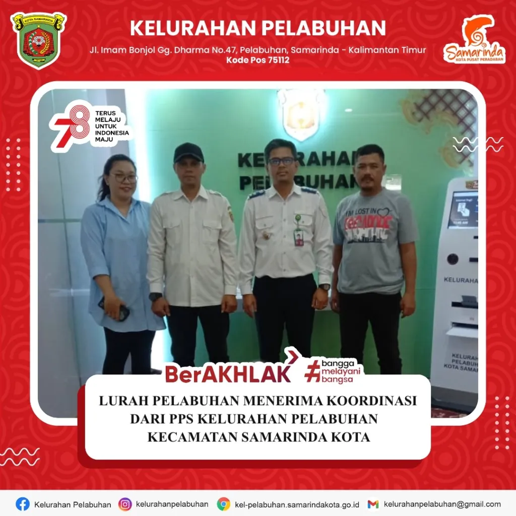 Menerima Koordinasi dari PPS Kelurahan Pelabuhan