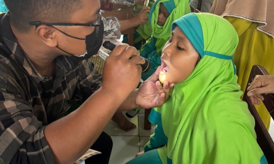 Pelakasaan  CKG Anak Usia Sekolah diwilayah Kerja Puskesmas Harapan Baru
