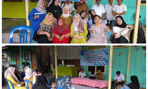 Rembug Warga di RT. 34 Kelurahan Karang Asam Ilir