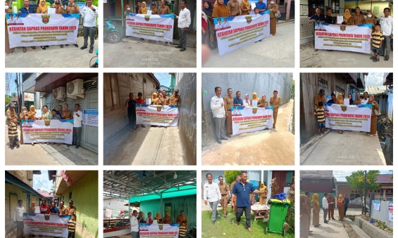 Serah terima pekerjaan sapras infrastruktur Probebaya TA. 2025 di Pokmas Kelapa