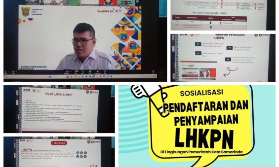 Zomm Meeting Sosialisasi Pendaftaran dan Penyampaian LHKPN
