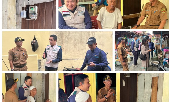 Penyalaan Bantuan Penyambungan Listrik Keluarga Pra - Sejahtera oleh PLN UID Kaltimtara UP3 Samarinda di RT. 12