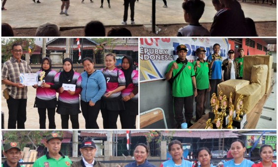 ‎FINAL DAN PENUTUPAN LOMBA VOLI HUT RI KELURAHAN LOA BUAH BERLANGSUNG MERIAH
