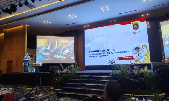 Walikota Samarinda membuka dan memberi kuliah umum di acara Musyawarah Daerah IDI Kota Samarinda