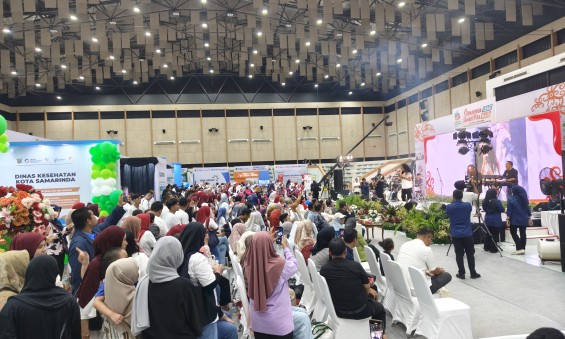 Pecah,,Penutupan Pameran Kesehatan Kota Samarinda 2025