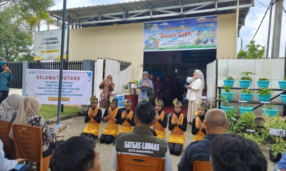 Kunjungan Tim Penilai Lomba Posyandu 6 SPM Ke Posyandu Bunda Bakti Bantuas