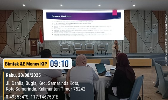Sosialisasi & Bimtek E-Monev Pemeringkatan Badan Publik