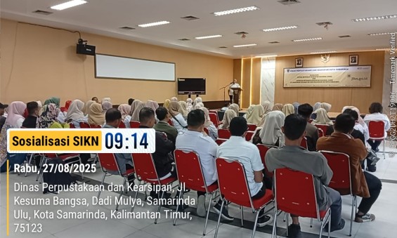 Sosialisasi Sistem Informasi Kearsipan Nasional (SIKN) & Jaringan Informasi Kearsipan Nasional (JIKN)