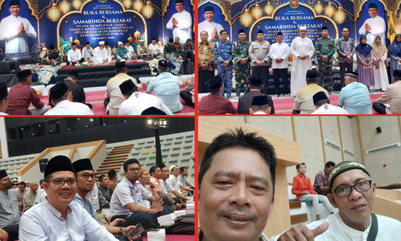 Lurah, Sekretaris Lurah, Kasi kesra, Kasi ekobang & LH, Kasi pem & Trantib Menghadiri Buka Puasa Bersama ASN Pemerintah Kota Samarinda dan Samarinda Berzakat di GOR Segiri Samarinda (05/03/2026)