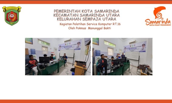 Kegiatan Pelatihan Service Komputer RT.16