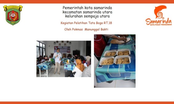 Kegiatan Pelatihan Tata Boga RT.18