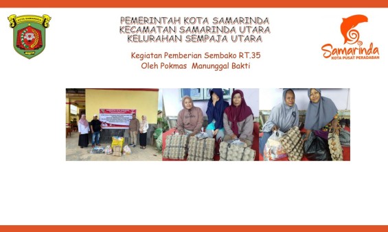 Kegiatan Pemberian Sembako RT.35