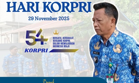 PERINGATI HUT KE-54, KELUARGA BESAR KELURAHAN SIDODAMAI SAMPAIKAN UCAPAN SELAMAT UNTUK SELURUH ANGGOTA KORPRI