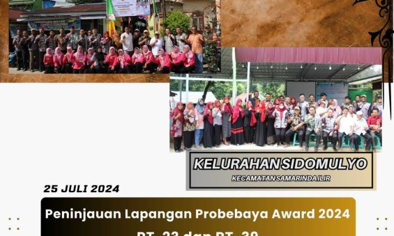 Peninjauan Lapangan Probebaya Award 2024 RT. 23 dan RT. 39 (25/07/2024)