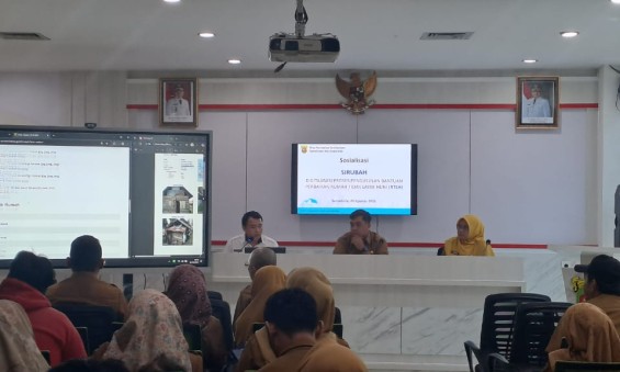 Sosialisasi Aplikasi SIRUBAH di Disperkim kota samarinda