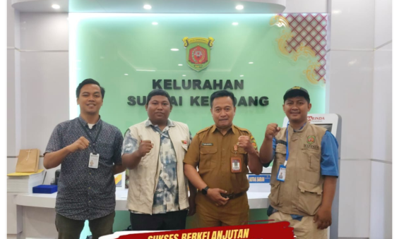 Kunjungan Sensus PBB di Kelurahan Sungai Keledang