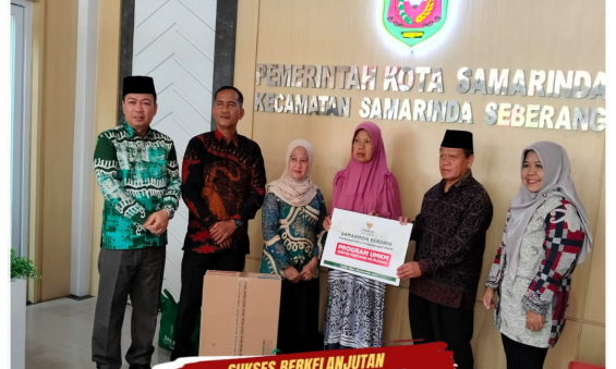Penyerahan Bantuan dari Baznas Kota Samarinda