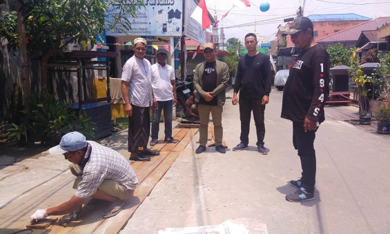 Kunjungan Lurah Teluk Lerong Ulu Perihal Kegiatan Probebaya